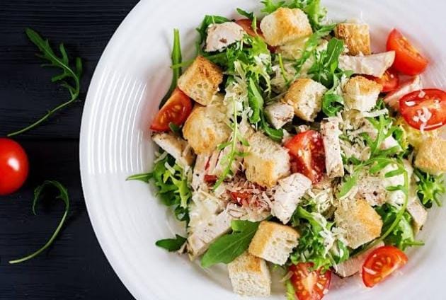 Grilled Caesar Salad